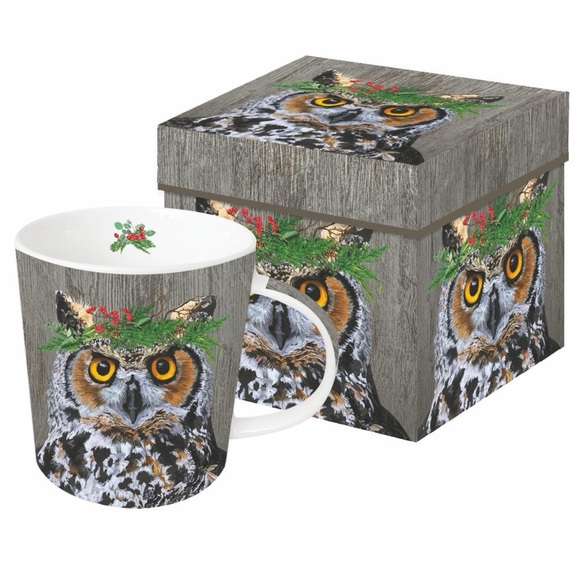 ppd Other - NWOT Winter Berries Owl Design (No Box)